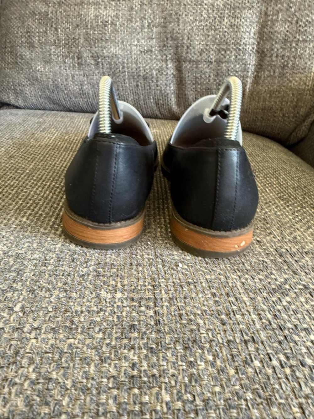 Dr Sholls Black Slip-On Leather Loafers Woman’s size 9 - Picture 3 of 7